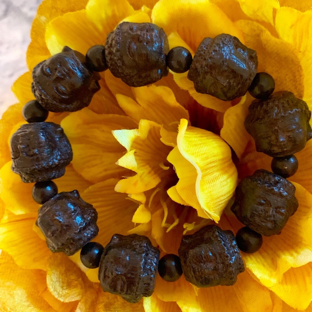 NWOT Buddha head bracelet